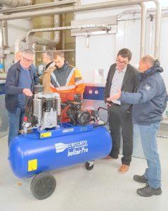 Delegacija občine Stanari na ogledu ČN Borovnica 1